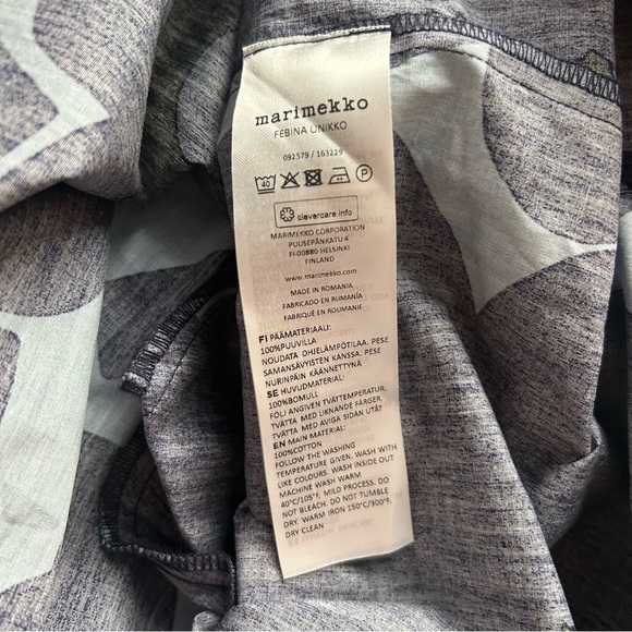 Marimekko Febina Unikko Dress by Anthropologie – XS (NWT, Oversized Fit) - Picture 9 of 11